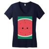 watermelon Women's V-Neck T-Shirt
