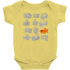 fisheye lens Baby Bodysuit