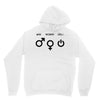 man woman geek symbols Hoodie