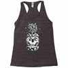 skull pineapple Racerback Tank