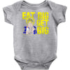 eat big get big Baby Bodysuit