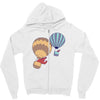 hot bear balloon Zipper Hoodie