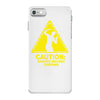 caution shapes being thrown printed iPhone 7 Case