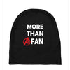 avengers more than a fan white logo Baby Beanies