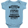 Super Cool Stepdad Of A Freaking Awesome Granddaughter Baby Onesie