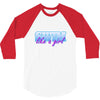 swim like a girl neon 3/4 Sleeve Shirt