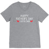 Happy Father's Day I Love Daddy Onesie-Father's Day V-Neck Tee
