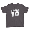 team 10 silver Youth Tee