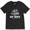 i love when my wife lets me buy another bike V-Neck Tee
