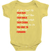 keep moving forward Baby Bodysuit