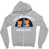 pondering life's biggest mysteries Zipper Hoodie