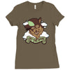 off the hook Ladies Fitted T-Shirt