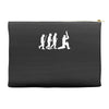evolution of cricket white silhouette Accessory Pouches
