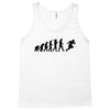evolution of a rugby player t shirt top all black mens Tank Top