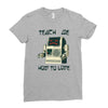 teach me how to love Ladies Fitted T-Shirt