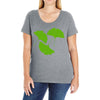 ginkgo leaves Ladies Curvy T-Shirt