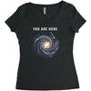 You are Here Women's Triblend Scoop T-shirt