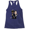 pulp fiction caricature ideal birthday gift present Racerback Tank