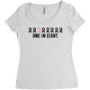 breast cancer survivor ribbon Women's Triblend Scoop T-shirt