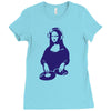dj mona lisa Ladies Fitted T-Shirt
