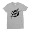 game on Ladies Fitted T-Shirt