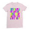 texting and driving like it's 1990 Ladies Fitted T-Shirt
