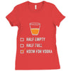 room for vodka Ladies Fitted T-Shirt
