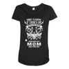 Life After Death Mess With My Mom Maternity Scoop Neck T-shirt