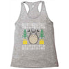 totoro ugly christmas Racerback Tank