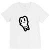 bad skull V-Neck Tee