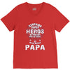 papa heros V-Neck Tee