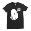 boo (2) Ladies Fitted T-Shirt
