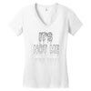 it's not me it's you girls Women's V-Neck T-Shirt