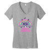 heavy meowtal Women's V-Neck T-Shirt