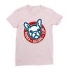 french bulldog club Ladies Fitted T-Shirt