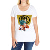 Goku 3D Ladies Curvy T-Shirt