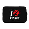 I Love Boxers Laptop cover