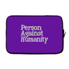 person against humanity Laptop sleeve