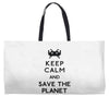 save the planet Weekender Totes