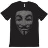 v for vendetta mask guy fawkes cool girls womens cotton t shirt dw01 T-Shirt
