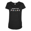 Frankie Says Relax Maternity Scoop Neck T-shirt