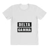 Delta Gamma Black All Over Women's T-shirt