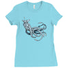 sea emperor transparent buffalo Ladies Fitted T-Shirt