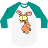 zombie bunny 3/4 Sleeve Shirt