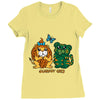 scaredy cats Ladies Fitted T-Shirt
