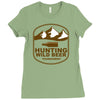 hunting wild beer tournament Ladies Fitted T-Shirt