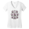 the royal tenenbaums extended family tree Women's V-Neck T-Shirt