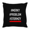 stormzy #merky Throw Pillow