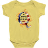 American Flag Q Fire Baby Bodysuit