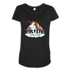 Pride Love is Love Maternity Scoop Neck T-shirt